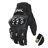 Professionnel Gants de Moto Tout-Terrain Racing Gants Moto Gants Drop résistance Écran Tactile Gants,Noir,XL