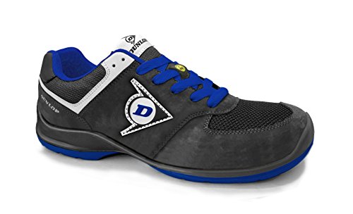 Preisvergleich Produktbild Dunlop dl0201036 - 43 Schuh, Leder Wildleder und Mesh, schwarz / blau, 43