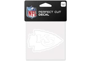 Wincraft NFL Kansas City Chiefs Decal4x4 Perfect Cut White Decal, Teamfarben, Einheitsgröße
