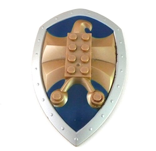 Preisvergleich Produktbild LEGO ® - 50655 - Großes Schild - Wappen - Falke - Burg - Castle - PearlDkGold - Heraldik