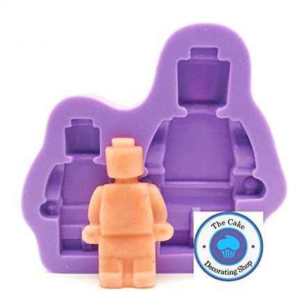 Brick Men Silicone Moulds For Cake Decorating