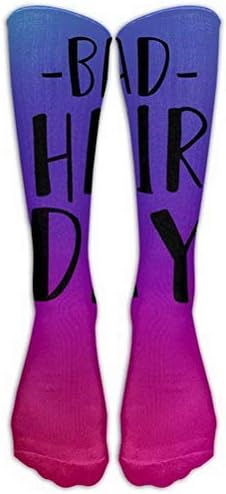 Women Teens Casual Warm Winter Knee High Socks Bad Hair Day Great Quality Men Long Tube Stockings for Athletic Football