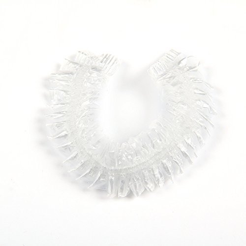 AllRight 100 Pcs Waterproof Polythene Hair Disposable Shower Caps Bath Travel DIY