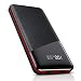 Produktbild Todamay Powerbank, 25000mAh Tragbares Ladegerät Handy-Ladegerät Externe Batterie mit LCD-Digitalanzeige, 2 Ausgang mit Gesamt 3.1A für Smartphone, Tablet und andere Geräte, Rot