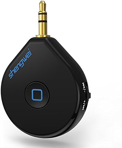 Shengwei AUX 3.5mm Bluetooth 3.5mm Receiver / Transmitter Streambot Bluetooth Adapter &amp; Hands-Free Car Kits with Microphone, Mini Wireless Music Adapter for Home/Car Audio Stereo System