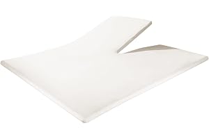 Sleeptime påslakan med skåror för dubbelledd säng - endast lyfthuvud - delat monterat ark - madrassskydd för säng ledad i 100
