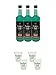 Produktbild Berliner Luft Pfefferminzlikör GLITTER NIGHTS 3 X 0,7 Liter + Berliner Luft Shot Glas 4cl 2 Stück + Berliner Luft Shot Glas 4cl 2 Stück