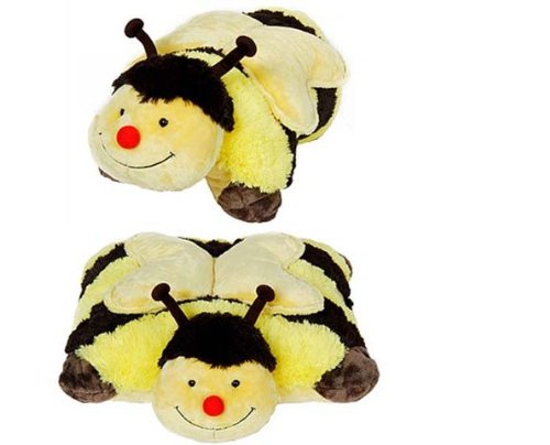 SLEEPING PANGIFRIENDZ 2 in 1 Kuscheltier Plüschtier Plüschkissen Kuschelkissen BIENE BIG EDIITION