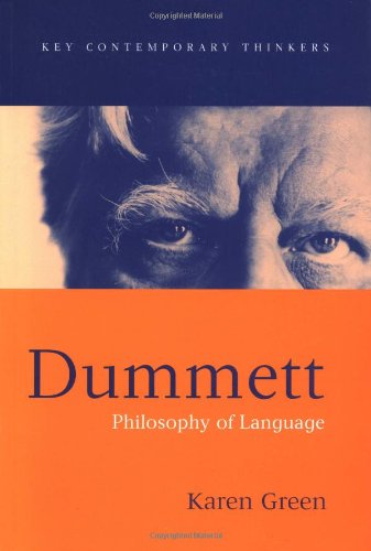 Pdf Free Dummett Philosophy Of Language Key Contemporary Thinkers Free U67gtytght
