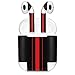 Produktbild kwmobile 7in1 Set Aufkleber kompatibel mit Apple AirPods - 7X Sticker Aufkleber für In Ear Kopfhörer