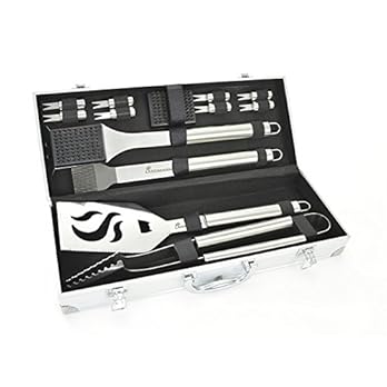 Landmann Edelstahl 13399 Werkzeug Set 13 Teilig