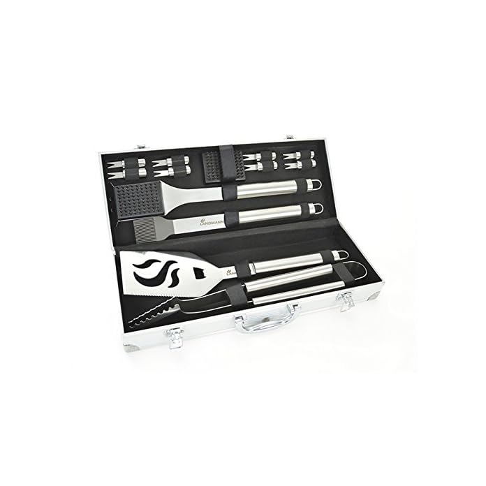 Landmann Edelstahl 13399 Werkzeug Set 13 Teilig