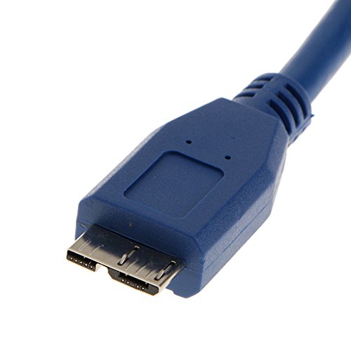 MagiDeal 3ft USB 3.0 High Speed ​​ A Male to Micro B Male Daten Kabel Adapter Kabel Blau - 2
