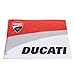 Produktbild Ducati Corse Moto GP Rennen Logo Flagge Offiziell 2017