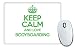 Produktbild Grün Keep Calm und Love Bodyboard Mauspad TXT 0797