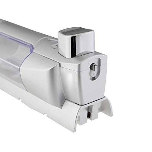 axentia Chrom-Seifenspender zur Wandmontage – Universalspender für Duschgel, Shampoo, Seife – Wandseifenspender verchromt – Wand-Spender für Flüssigseife 380 ml – Dispenser für Bad & Dusche - 6