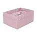 Produktbild Cambrass 38791 Aufbewahrungskorb mit Kissen, 22.5 x 29 x 14 cm, Denim rosa