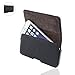 Produktbild Smart-Planet® hochwertige Design Echt Leder Gürteltasche kompatibel mit iPhone 8 X Xs 6 7 Samsung Galaxy Xcover 4 S7 S6 A5 J3 J5 Sony Xperia Handy Tasche 3XL schwarz