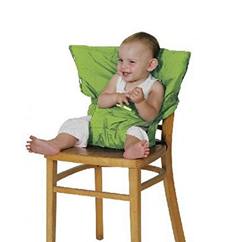 Millya Infant Baby Travel High Chair Seat Cover, Portable Easy Seats (Green)