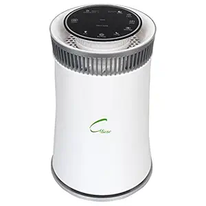 Gliese Magic - 24 Watt Room Air Purifier With Hepa Filter & Pm 2.5 Meter (Classic White)