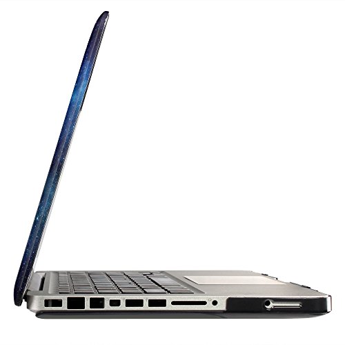 iDOO MacBook Schutzhülle / Hard Case Cover Laptop Hülle [Für MacBook Pro 13 Zoll – mit CD-Laufwerk: A1278] – matt, Galaxy/Purpurner Nebel - 4