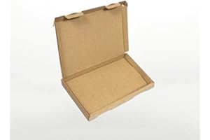 50 x Großbriefkartons 230 x 160 x 20 mm Braun - Marken-Qualität von OfficeKing®