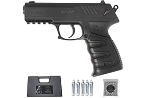 Ecommur. P27 gamo Dual | Pistola de Aire comprimido semiautomática (munición Dual: bb's + perdigones) Calibre 4.5mm + maletín + balines y CO2