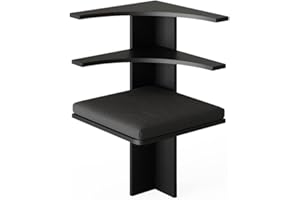 Vicco Dining room corner bench Roman, Black, 43.5 x 43.5 cm