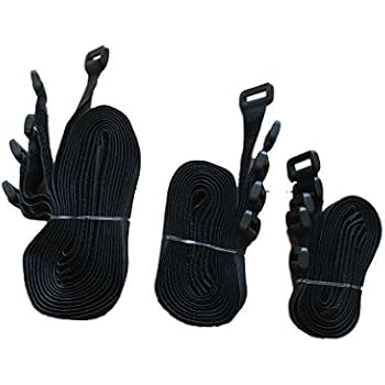 Klettband 5 M Mit 20 Schnallen – Verstellbares Nylon-Kabelband 3,8 Cm Breit, Frei Zuschneidbar