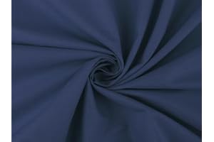 AZ MERCERIE Tessuto Puro Cotone in Tinta Unita venduto al mezzo metro, 1 qtà=50cm; 2 qtà=100cm, per creazioni di abbigliamento, biancheria, accessori, cuscini, tende e federe. (BLUETTE 453)