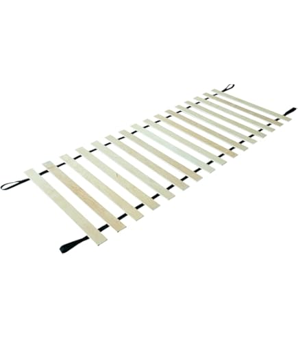 Rotolo Portadoghe Letto 200cm Made In Italy - 2 Pezzi Con 15 Posti Per Doghe, Accorciabile - Foto 3