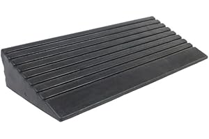 EBER SIGN Rampa para para Vehículos, Rampa de Caucho para Bordillos (Rampa) 600x250x100mm