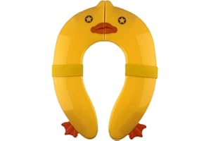 CEWROM Faltbarer Toilettensitz Kinder, Tragbar Kinder Toilettentrainer Sitz, Kinder Toilettensitz für Reise, Reise WC Sitz Toilette Töpfchen, Klappbarer Kinder Toilettentrainer für Unterwegs