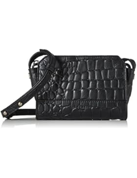 LIEBESKIND DAMEN UMHÄNGETASCHE HOLLYWOOD BIG CROCO SCHWARZ BLACK WOMEN