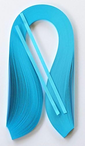 Quilling Paper Strips Width 3/5 mm, 200 pcs. 420 mm Length blue
