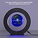 Produktbild Aibecy Magnetische Schwebkugel Weltkarte Tellurion Anti-Schwerkraft mit LED-Licht runde Form Basis für Zuhause Büro Schreibtisch Dekoration Kinder Lerngeschenk 8,9 cm blau