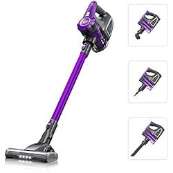 Housmile Aspirateur Balai 2 en 1 sans Fil et sans Sac, 7500Pa 2 Vitesses-Gris&Violet