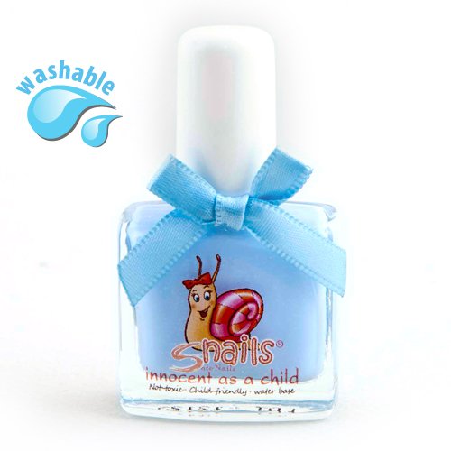 Snails Kindernagellack Bedtime Stories (Hellblau mit Schimmer) - Ungiftig & Wasserlöslich, in 21 Farben erhältlich!