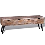Material: Madera de teca reciclada + hierro pintado