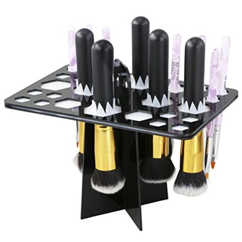 NUOLUX Make-up Pinsel Halter kosmetische Werkzeug Bürstenhalter zusammenklappbar - 3