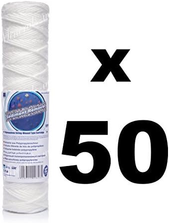 50 x 5 micron string wound filter 10" Bio-diesel,wvo vegetable oil filter★Make sure to checkout with minerals-water to get what's on the picture★