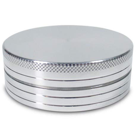 Dipse CNC Aluminio Grinder Diferentes tamaños y Colores, Aluminio, Plata, 63mm