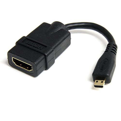 StarTech.com F / M High Speed-HDMI-Adapter-Kabel mit Ethernet auf HDMI-Micro (12,7 cm)