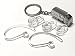 Produktbild BSI SET 2 Earhooks (with metal wire) + 1 Small 1 Medium 1 Large Eargels Clear for Plantronics Explorer 500 Wireless Mobile Bluetooth Headset Ear Gels Buds Tips Eargels Earbuds Eartips Hook Loop Earhook Earloop Replacement Parts + Free Silver Metal Tr