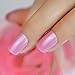 Bling Art False Nails French Manicure Pink - Natural Full Cover Medium Tips UK