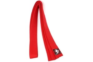 BUDOFIGHT Ceinture de Judo Rouge piquée