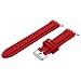 Produktbild Bescita TPU Silikon Armband, Quadratisches Loch Atmungsaktiv Farben Fitness Sport Ersatz Band, Wasserdicht mit Edelstahl Silber Schnalle für Apple Watch Series 4 Smartwatch (40mm) (G)