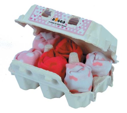 XPLORY Soggs Box of Its a Girl Socks