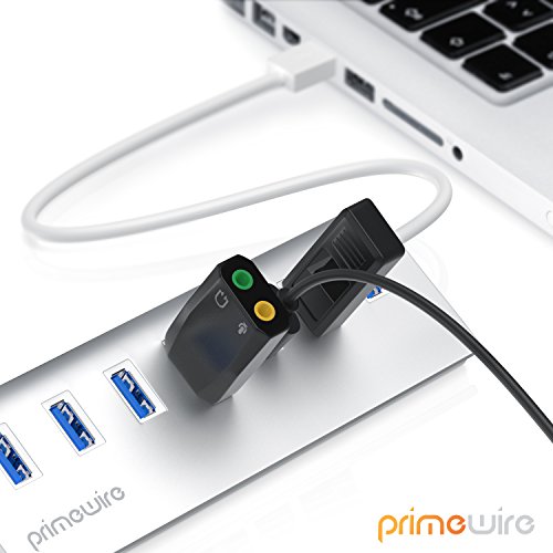 CSL – aktiver USB 3.0 7 Port Hub inkl. Netzteil 5V/2A | 7-Port Verteiler | Notebook / Netbook / Laptop / Ultrabook / Tablet-PC / iMac, Macbook (Air, Pro, Mini) | bis zu 5 Gbit/s |silber (Aluminium gebürstet) - 4