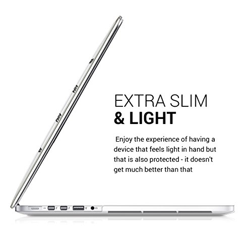 kwmobile Crystal Hülle für Apple MacBook Pro Retina 15″ (ab Anfang 2013) Hard Case – dünne durchsichtige transparente Schutzhülle Cover Tasche Indische Sonne Design Schwarz Transparent - 3